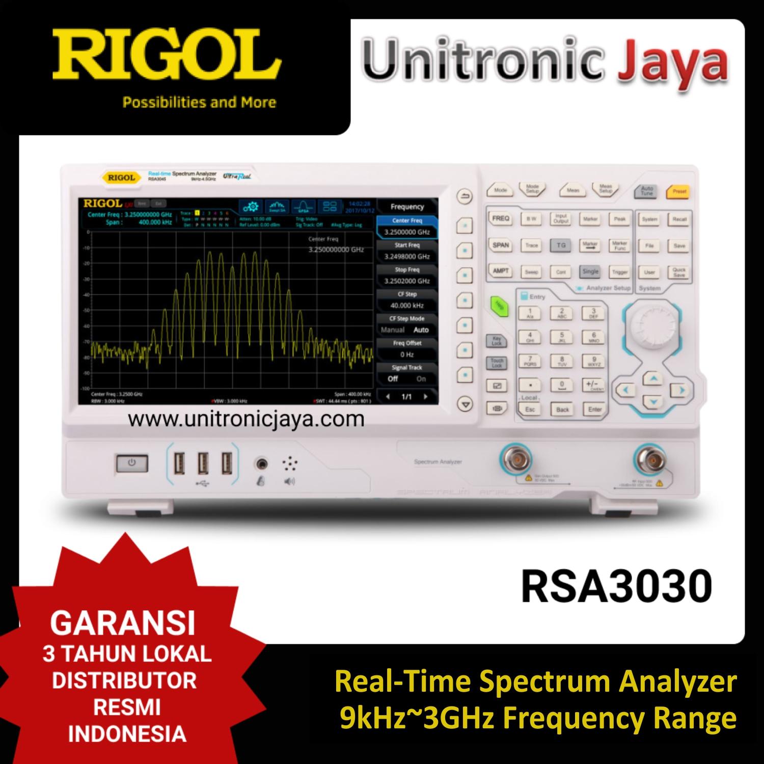 RIGOL RSA3030 Real-Time Spectrum Analyzer