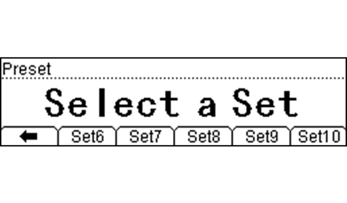Preset Mode