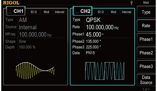 Rich Analog And Digital Modulation Functions